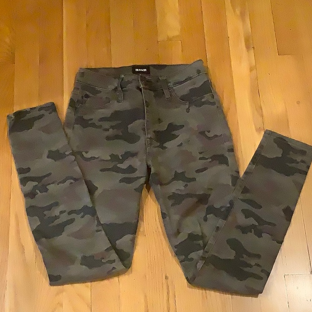 Hudson camouflaged jeans